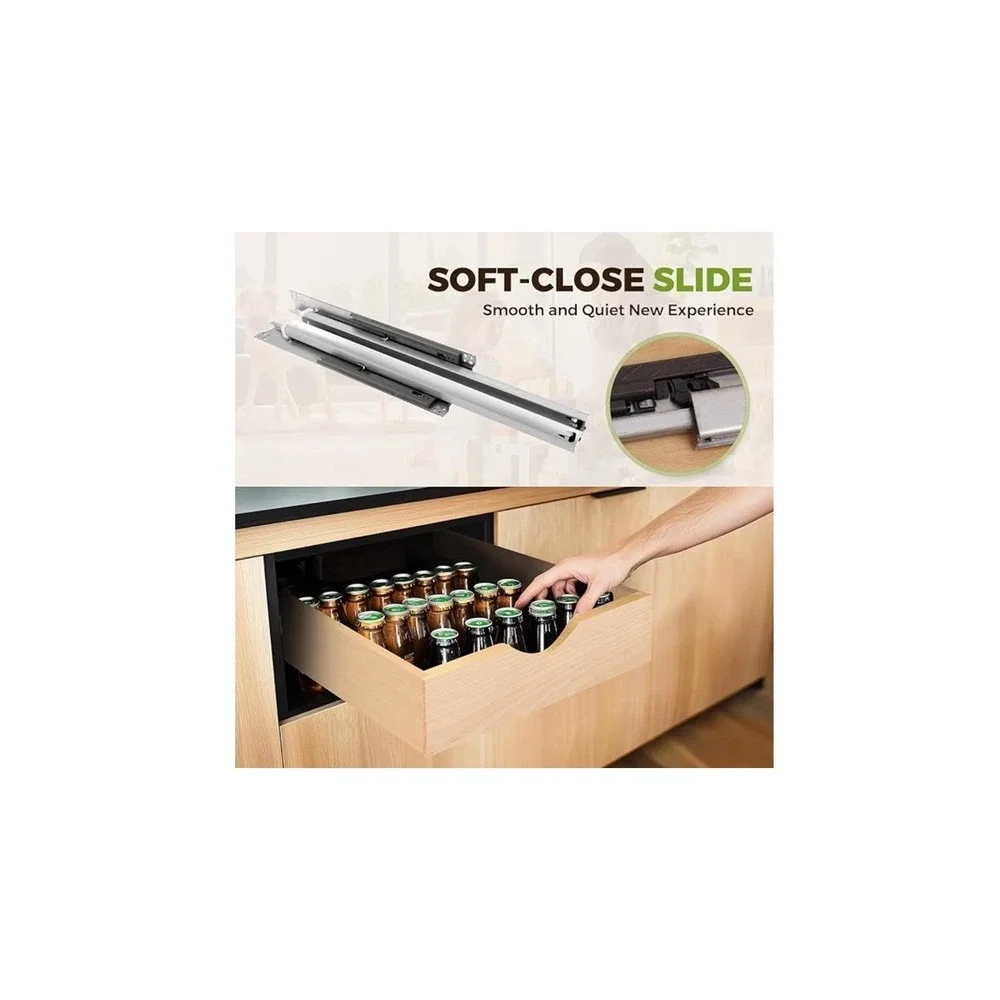 Mobirex Wood Pull Out Cabinet Drawer Organizer 33